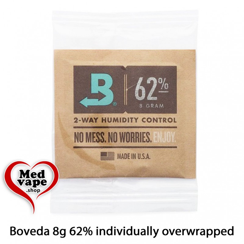 BOVEDA 62% 8g. INDIVIDUALLY OVERWRAPPED - MEDVAPE